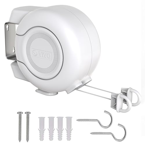 Corde à linge rétractable extérieure de 30m pour étendre au jardin - 2