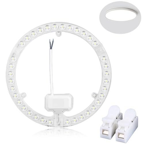 Nizirioo - Kit de conversión de módulo LED de 36 W, kit de conversión de lámpara anular, haz blanco natural para sustitución de luces de techo, lámpara fluorescente circular para cocina