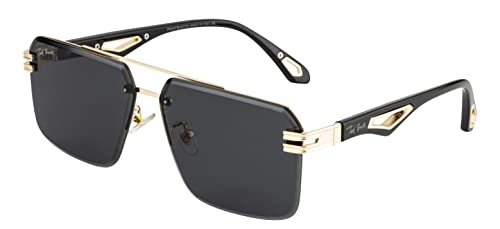 Image of Ted Smith Mens Womens Polycarbonate Uv Protection Metal Pilot Sunglasses