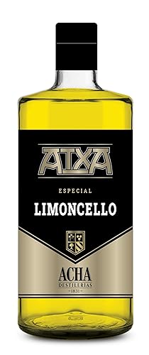 Destileria Acha - Limoncello Licor Atxa - Botella de 700 ml. Fantástico licor digestivo elaborado con maceración de piel de limón