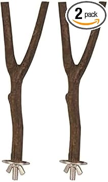 Trixie Natural Living Y Shape Perch, 20 cm x 15 mm Diameter (Pack of 2)