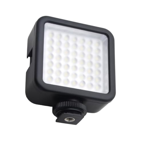 Angoily LED Camera Fill Light Photography Light for DSLR and Camcorder for Wedding News Interview and Macro Photography No Battery Included