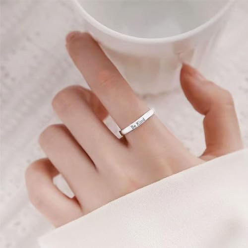 Be Kind Ring, Be Kind of a Bitch Ring Be Kind... Of A Bitch Ring Stainless Steel Engraved Band Friendship Ring Inspirational Motivational Funny Ring Jewelry Gift for Sorority Sisters Friends Anniversary Birthday2