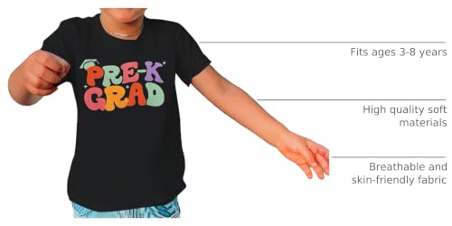 Image of Pre-K Graduation Shirt: Toddler Girls Boys Last Day of School T-Shirt Kids 2026 Preschool Graduation Gift Tops