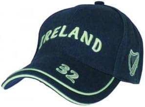 MalhamIreland Baseball Cap for Men with Adjustable Strap, One Size Navy, Navy, One size