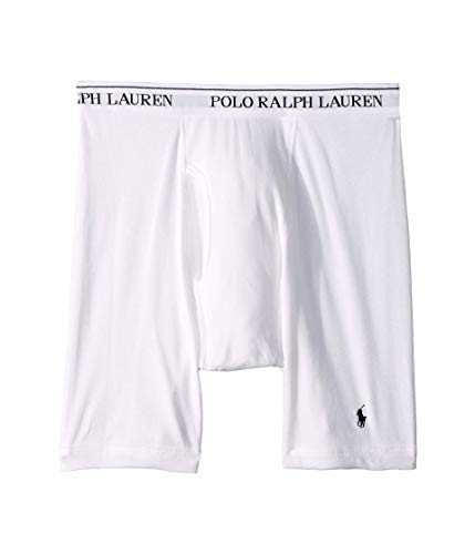POLO RALPH LAUREN Men's Classic Fit Cotton Boxer Briefs, Trunks & Long Leg Available, 3-Pack