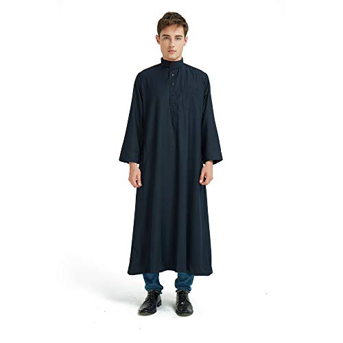Thobe musulman en coton pour la prière et les fêtes religieuses