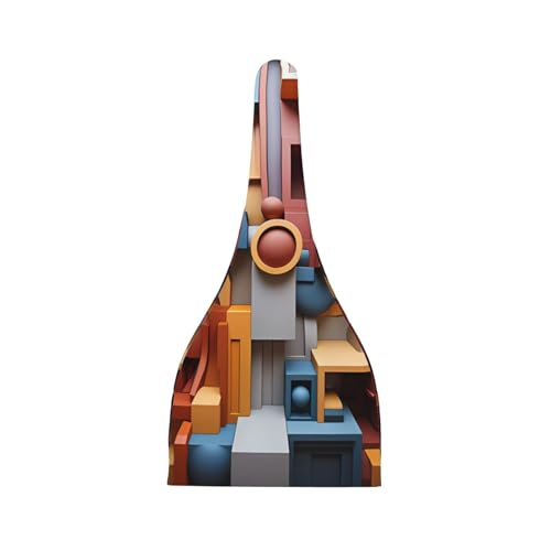 Colorful Cube Space Print Newborn Baby Hat, Soft Top Knotted Beanie Cap, Cute Infant Headwear for 0-6 Months Welcome Party2