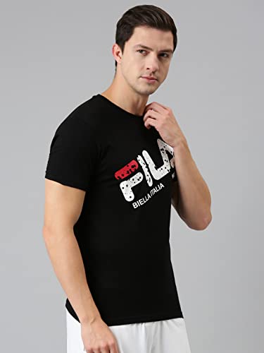 Image of FILA Men's Solid Straight T-Shirt