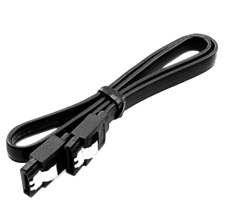 Wizzo SATA III (SATA 3) Data Cable 1.5GB/s,3GB/s,6GB/s for Internal Hard Disk Drive & SSD (with locking latch) (Pack of 1),Black (B08FTLMQRR) Amazon Price History, Amazon Price Tracker