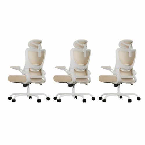 Image of Marsail Ergonomic Office Chair with 3D Armrests, Pack of 3