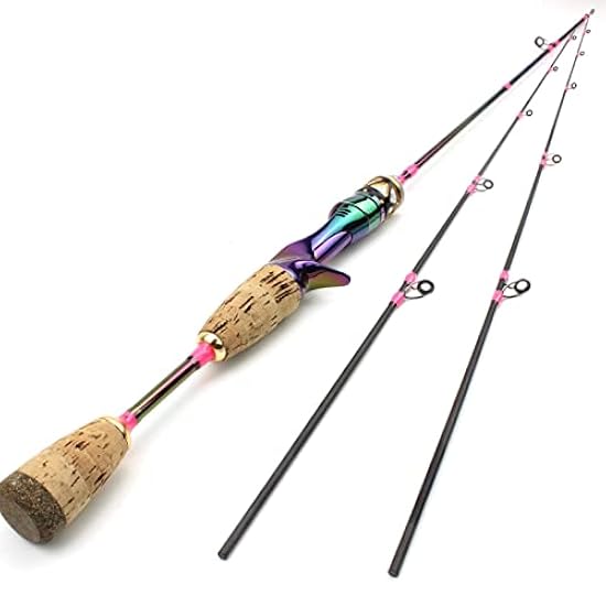 屋外ポータブル釣り竿フレキシブル釣り竿1.8Mカラフル釣り竿超軽量3-7gカーボンキャスティングロッドルアーポールトラベルフィッシングポールキット