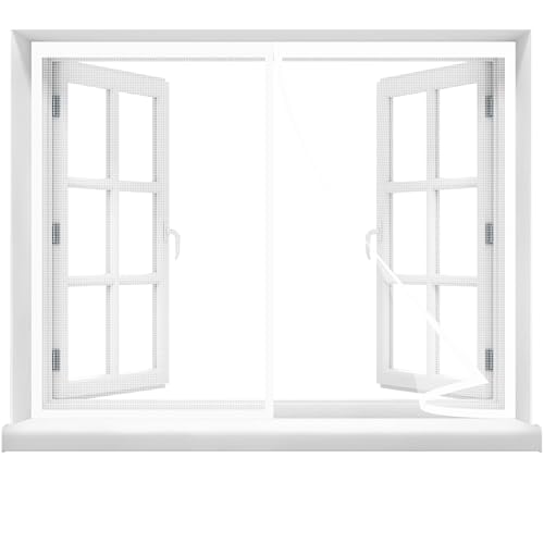 Moustiquaire porte aimantée 95x160cm rideau blanc pour porte de balcon - 2