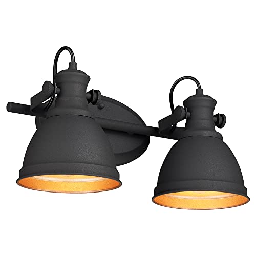 Industrial-Bathroom-Vanity-Light-Fixture-2-Light-Wall-Mounted-Vanity-Lamp-Over-Mirror-Black-Metal-Frame-AD-2151-2W Industrial Bathroom Vanity Light Fixture 2 Light Wall Mounted Vanity Lamp Over Mirror Black Metal Frame AD 2151 2W