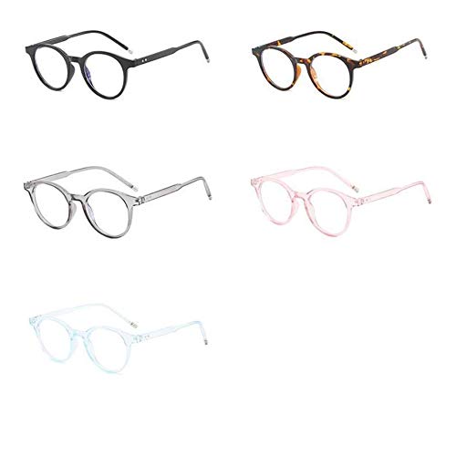 CNluca Armação simples com combinação para estudantes, óculos de bloqueio de luz azul e leve, moda d