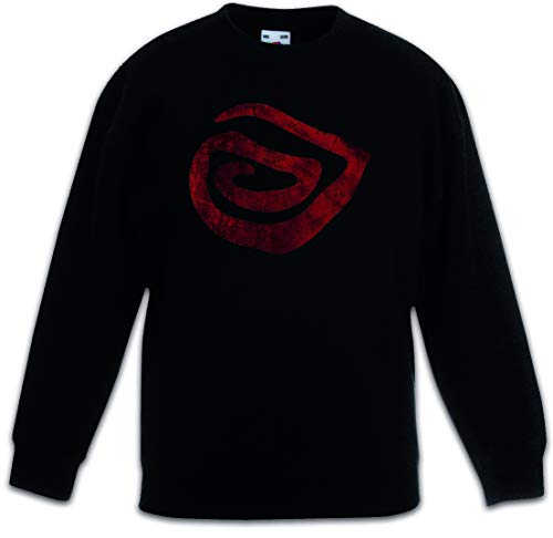 Sweat-shirt enfant Urban Backwoods True Spiral noir pullover garçon fille