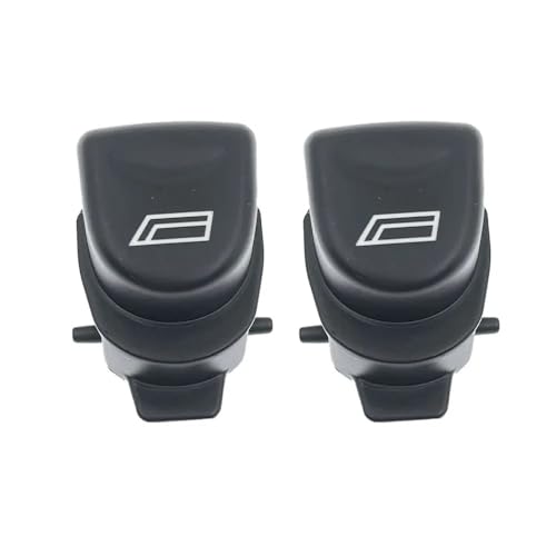 Bouton de lève-vitre pour Alfa Romeo 147 et GT cache de remplacement noir 1 à 4 pièces
