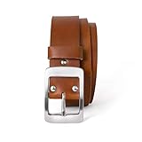 damen gürtel 110 cm EXTREME STABILITÄT – Ledergürtel mit dem besonderen, natürlichen Duft nach Leder und einer weichen Haptik zeigen die hohe Qualität dieses Gürtels.