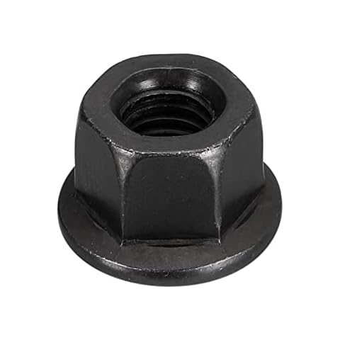 sourcing map M10 Grade 12.9 Flange Hex Nut Cover