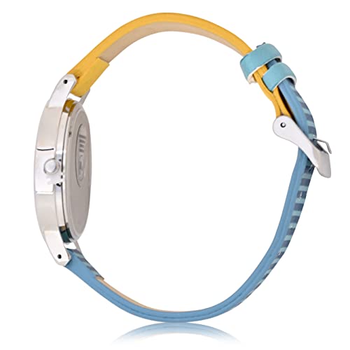 Accutime Girls' Lilo and Stitch LAS5035AZ Quartz Watch, Blue/Yellow3