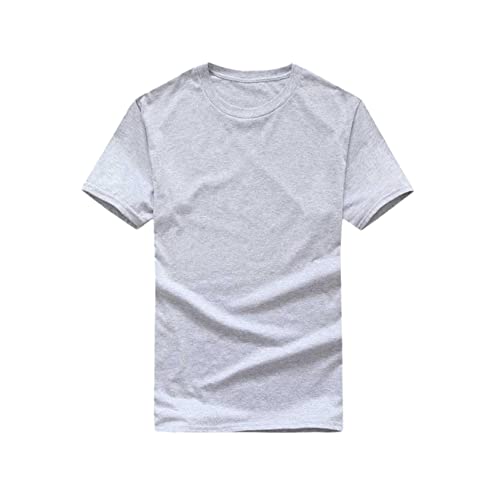 T-shirt en coton gris clair XXL avec des finitions haut de gamme