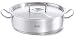 Fissler Original-Profi Collection / Rôtissoire En Acier Inoxydable (4,8 Litres, Ø 28 Cm) Avec Couvercle, Écaillage Intérieur, Tous Types de Cuisinières, Induction