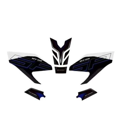Autocollant résine de réservoir moto MT-09 SP 2024 protection latérale luxe