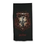 Medidas: 140 x 70 cm Toalla Playa Piscina BAÑO Harry Potter Hogwarts Negra 140 x 70cm