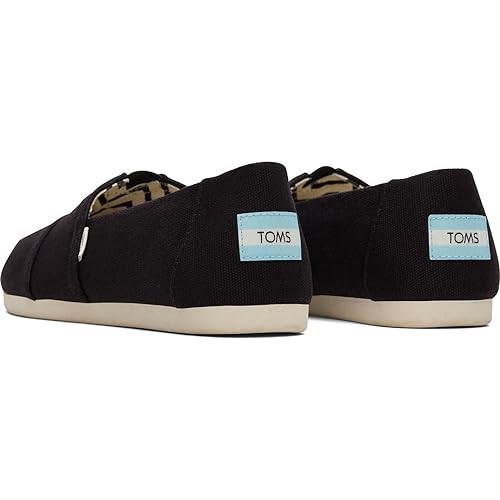 Image of TOMS Women's Alpargata Classic Espadrille, Recycled Cotton Canvas Upper