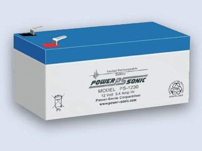 Power-Sonic PS-1230VDS Sealed Lead Acid (VRLA) 3,4 Ah 12 V