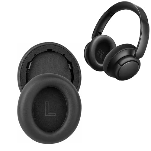 Earpads for Anker Soundcore Life Q30 q30bt Q35, Replacement Q30/ Q35 Earpads for Anker Soundcore Life Q30BT Q35BT Soundcore Headset Headphones Leather Sleeve Earphone Earmuff, Black