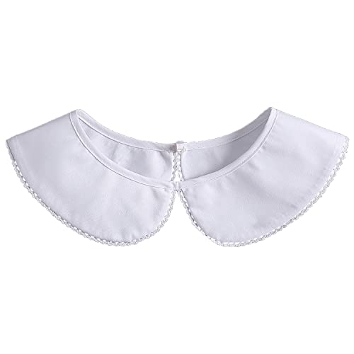 Fake Collar Detachable Dickey Collar Blouse Half Shirts Doll Collar Peter Pan Faux False Collar for Women Girls 111