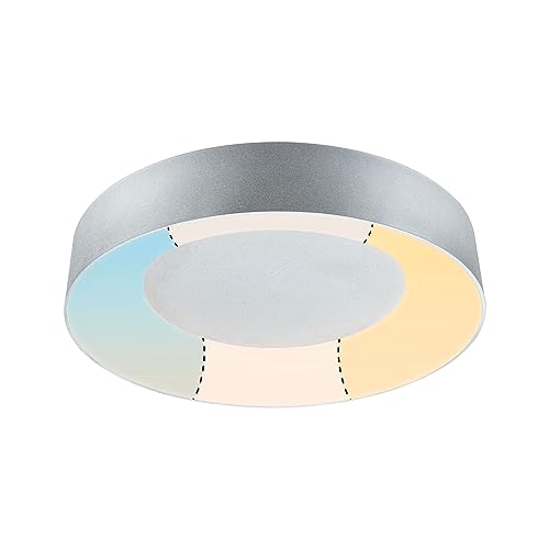 Plafonnier LED étanche IP44 Paulmann Casca 2300lm avec interrupteur White Switch