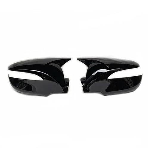 Coque rétroviseur pour Hyundai IX35 2011-2015 noir brillant