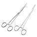 LAJA Imports Kelly Hemostat Forceps Straight & Curved 10