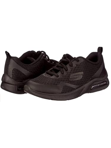 Chaussures Skechers Garçon Microspec Max en noir taille 36.5 EU avec mesh respirant - 7