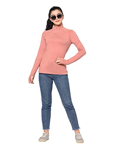 Image of SHARK TRIBE Solid Women High Neck