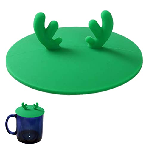 Couvercle réutilisable pour tasses à café et mugs en silicone étanche - 2