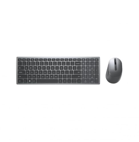 Dell Km7120 W, Teclado Rf Wireless Bluetooth Qzerty Español Gris, Titanio Dell Km7120 W, Teclado Rf Wireless Bluetooth Qzerty Español Gris, Titanio
