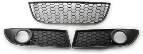 Parrilla de doble puente para renovar el frontal de tu VW Polo GTI 2006-2009 con antinieblas
