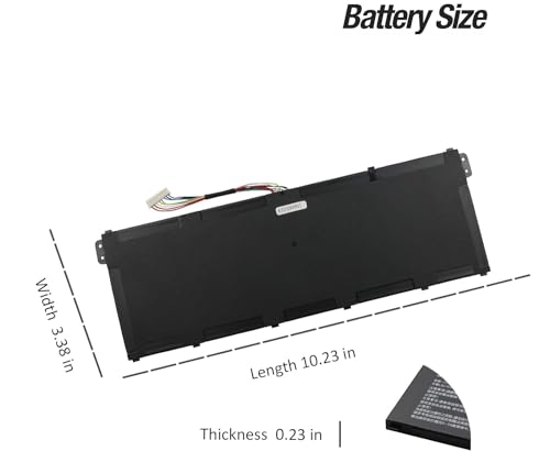 Image of WeFly AP19B8M Laptop Battery Replacement for Acer Swift 3 SF314-59 SF314-59-78Z8 SF314-59-56K4 TravelMate TMP414-51-54HA P4 TMP414-51 Porsche Design Book RS AP714-51GT-75VS 11.61V 3Cell