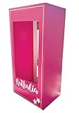Cabina de fotos rosa de tamaño real para fiestas: cumpleaños, despedida de soltera, baby shower, montaje rápido y fácil, duradero, fondo de cumpleaños fresco, telón de fondo de baby shower (6FT TALL)