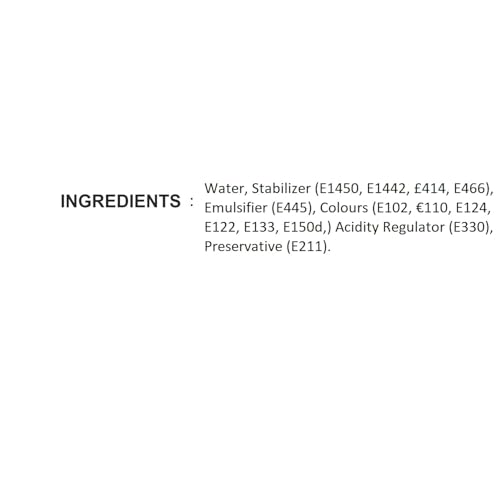 Image of Lezzet Emulsion Assorted 20ml, Pack Of 10 Emulsion (Orange, Mango, Pineapple, Lemon, Khus, Red Rose, Kala Khatta, Strawberry, Cola, Litchi)