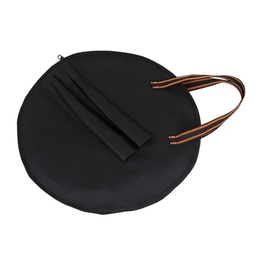 GOOHOCHY Convenient Percussion Instrument Bag Dumb Drum Carry Bag with Storage Pocket for Drumsticks Durable Comfortable Handheld Design for Musicians The Go