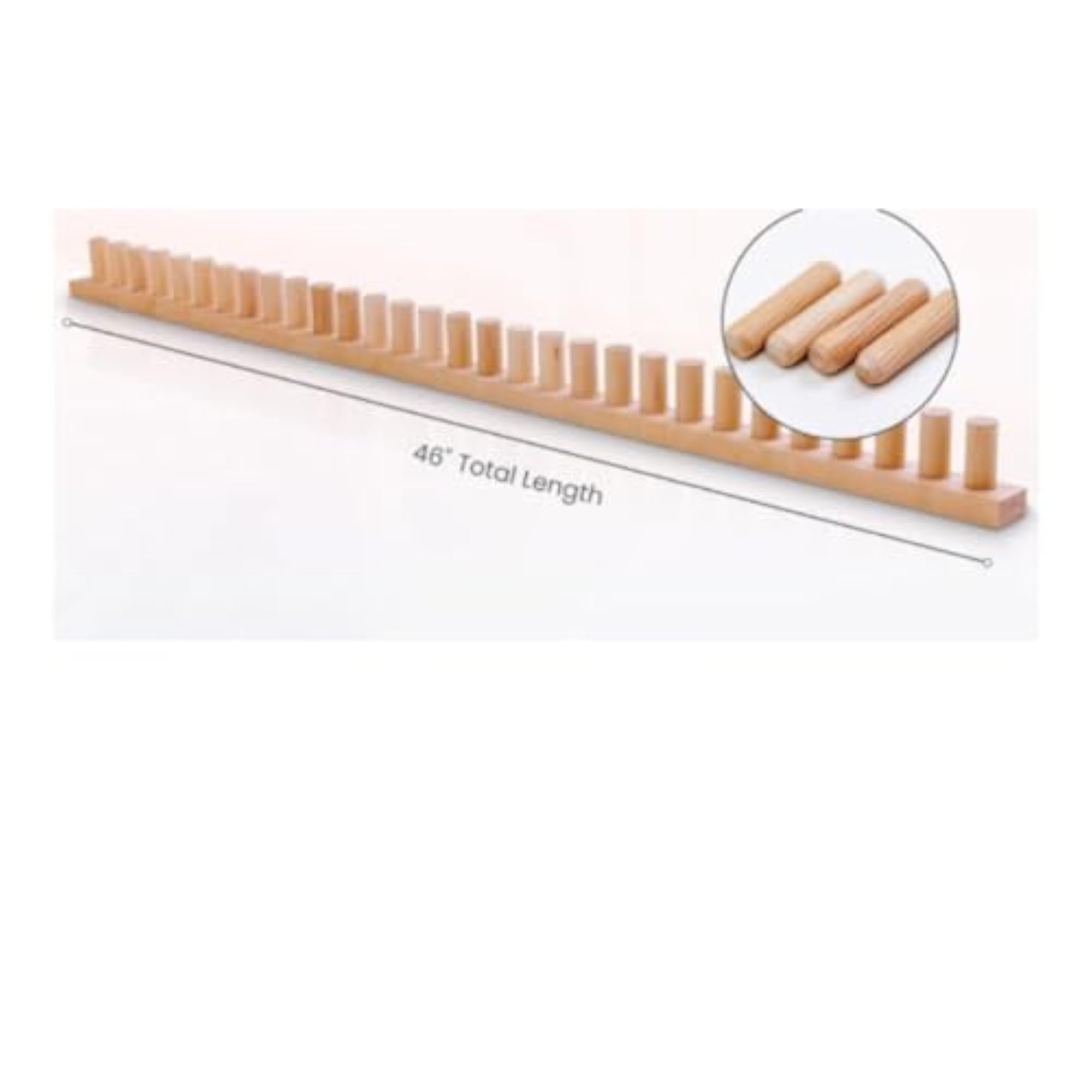 Wooden Weaving Loom for Beginners, Easy-to-Use Hand Knitting Frame
