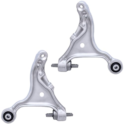 Image of Detroit Axle - Front Control Arms Kit for 2001-2007 Volvo S60 V70, 2 Lower Control Arms, 2 Lower Ball Joints, 2002 2003 2004 2005 2006 Replacement