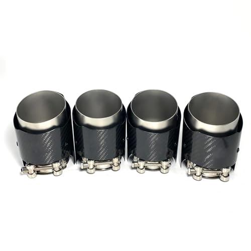 Juego de 4 puntas de tubo de escape de coche con acabado deportivo premium de 67mm para M3