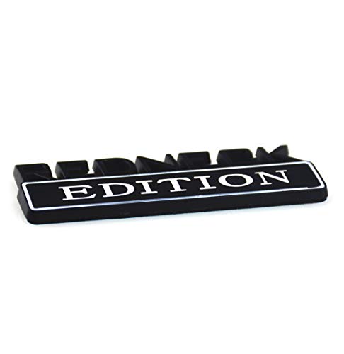 Image of EmbRoom 1Pcs 3.1 inch Redneck Edition Exterior Emblem CAR Truck Boat Decal Logo Replacement for F-150 F250 F350 Silverado RAM 1500 (Black /Wthite)