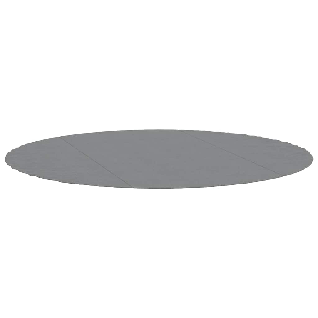 Bâche de Piscine Gris Clair Ø366 cm géotextile Polyester Bâches de piscines & Tapis de Sol Gris,94225
