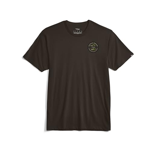SITKA Hidden Optifade Tee - Everyday Logo Wear for Men Earth Cover Extra Large
